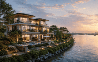 Biệt thự đơn lập ven sông Lam tại Sun Group Vinh sở hữu tầm nhìn đắt giá, kiến trúc sang trọng hòa mình cùng thiên nhiên mát lành, khẳng định vị thế đỉnh cao và mang lại chất sống riêng tư cho chủ nhân.