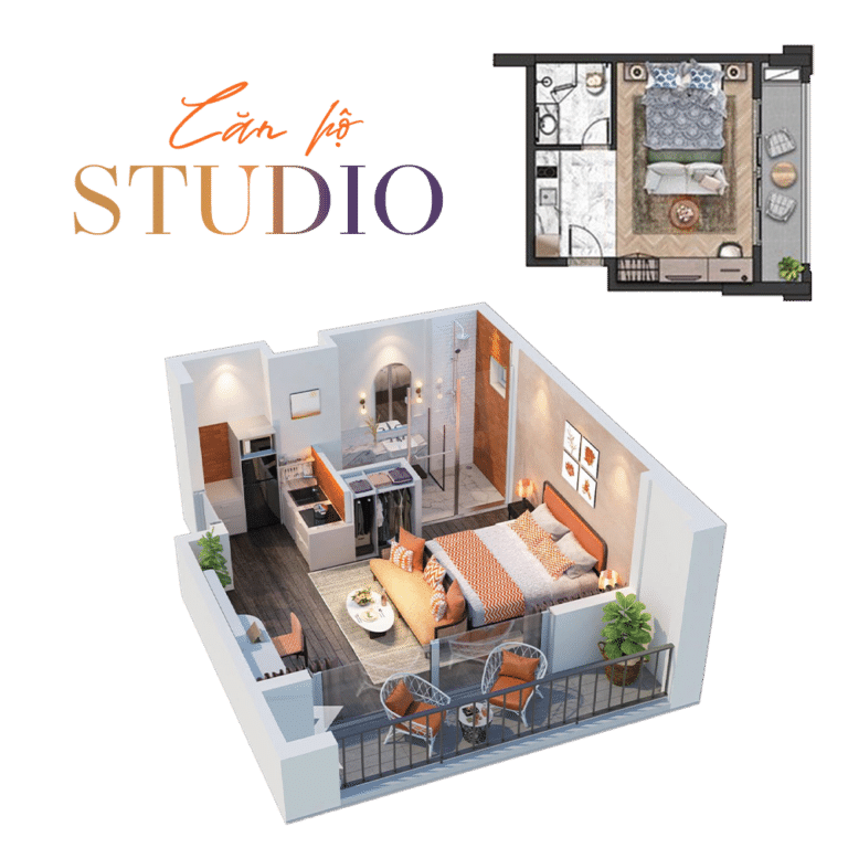 Căn hộ Studio Sun Group Vinh với thiết kế tối ưu, không gian mở tràn ngập ánh sáng, lựa chọn hoàn hảo cho nhà đầu tư trẻ.